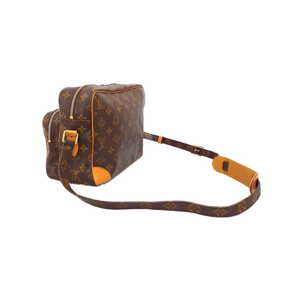Louis Vuitton Monogram Leather Nile Bag Brown Shoulder